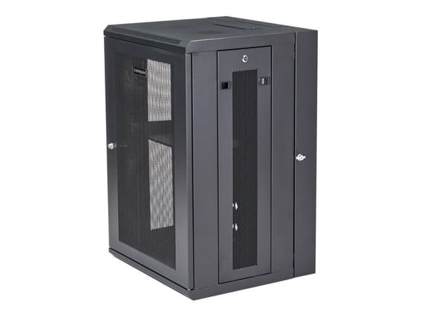 StarTech.com RK1820WALHM, Seinään asennettava laitekehikko, 18U, 90 kg, 67,7 kg, Musta