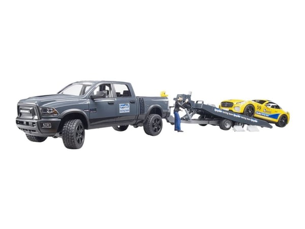 Bruder Dodge Ram 2500 Power Wagon and Bruder Roadster toy