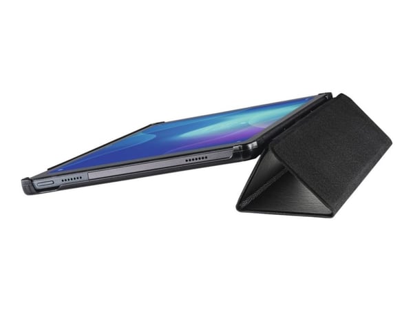Hama "Fold" - Flipomslag til nettbrett - polyuretan - sort - 11" - for Lenovo Tab P11 ZA7R, ZA7S, ZA7X, ZA7Y, ZA82, ZA83; P11 Plus ZA94