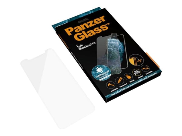 PanzerGlass™ | Original - Mobiltelefon skjermbeskytter - Standard passform - Krystallklar | Apple iPhone X/XS/11 Pro