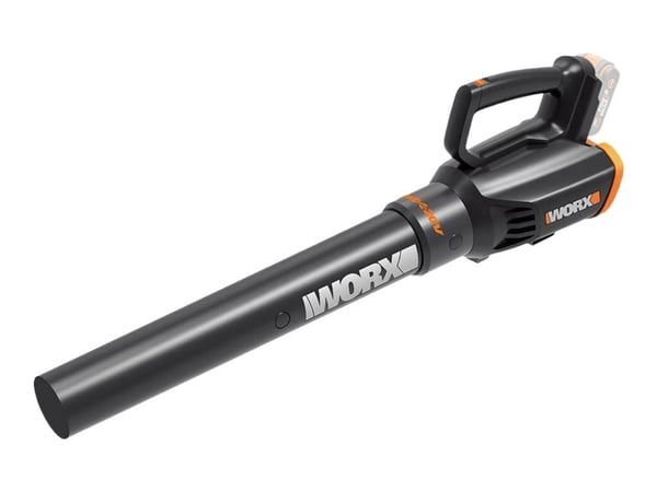 WORX WG547E.9 Handheld blower - *Without charger and battery* - 120 km/t, Sort, Orange, Blæse, 20 V, Lithium-Ion (Li-Ion) - Uden batteri og oplader...