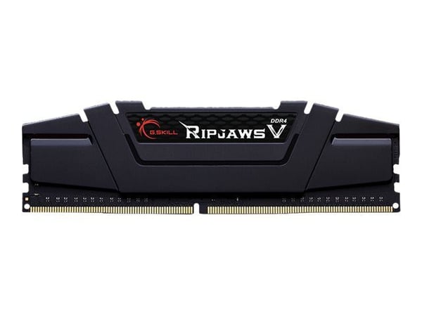 G.Skill Ripjaws V - DDR4 - sett - 128 GB: 4 x 32 GB - DIMM 288-pin - 2666 MHz / PC4-21300 - CL19 - 1.2 V - ikke-bufret - ikke-ECC - klassisk svart