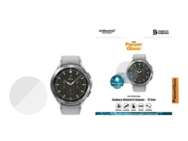 PanzerGlass - Skjermbeskyttelse for smart armbåndsur - glass - for Samsung Galaxy Watch4 Classic (46 mm)