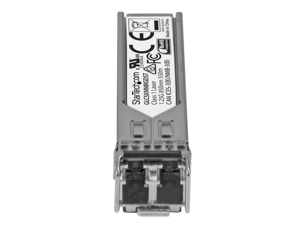 Startech Cisco GLC-SX-MM-RGD Compatible SFP Module, 1000BASE-SX, 1GbE Multimode Fiber MMF Optic Transceiver, LC Connector, 550m, 850nm, DDM, Cisco ...