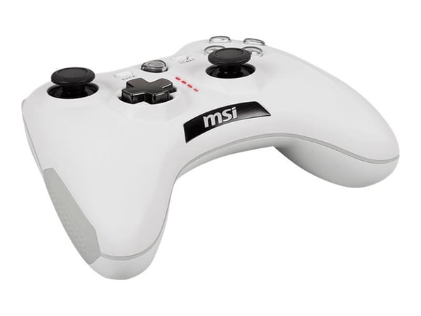 MSI Force GC20 V2 - Håndkonsoll - kablet - hvit - for PC, Android