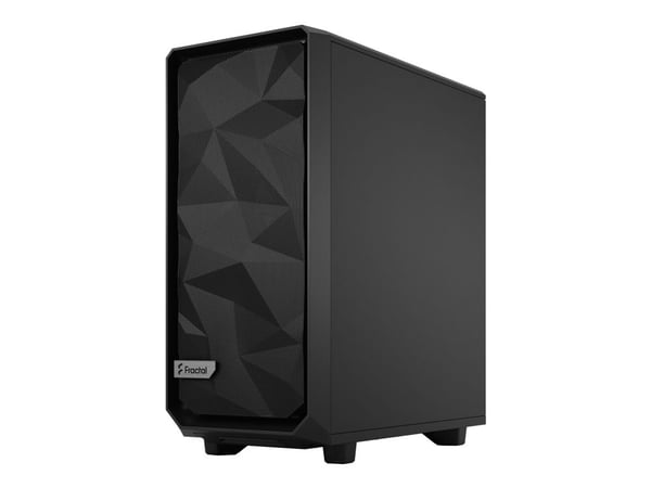 Fractal Design Meshify 2 Compact Light Tempered Glass - Mid tower - ATX - sidepanel med vindu (herdet glass) - ingen strømforsyning (ATX) - svart -...