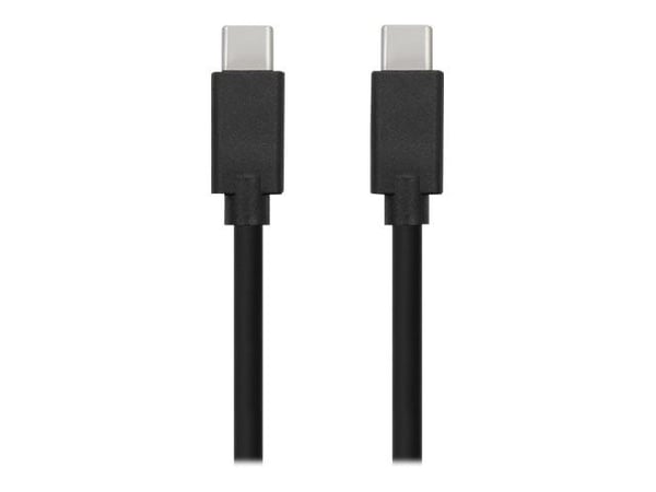 Qoltec - USB-kabel - USB-C (hann) til USB-C (hann) - USB 2.0 - 0.5 A - 2.5 m - svart