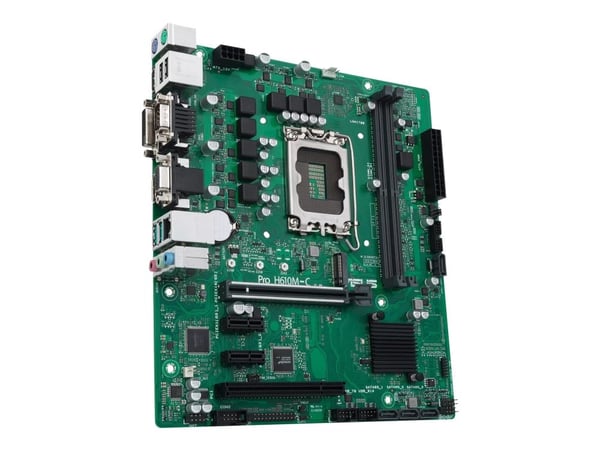 ASUS Pro H610M-C-CSM - Hovedkort - micro ATX - LGA1700-sokkel - H610 Chipset - USB 3.2 Gen 1, USB 3.2 Gen 2 - Gigabit LAN - innbygd grafikk (CPU kr...