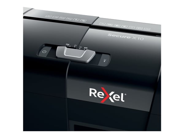 Rexel Secure X10 - Makulator - tverrkutt - 4 x 40 mm - P-4