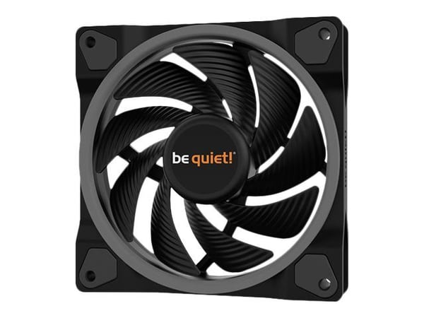 be quiet! Light Wings - tuulettimella varustettu insertti - 120 mm - musta (3 kpl)