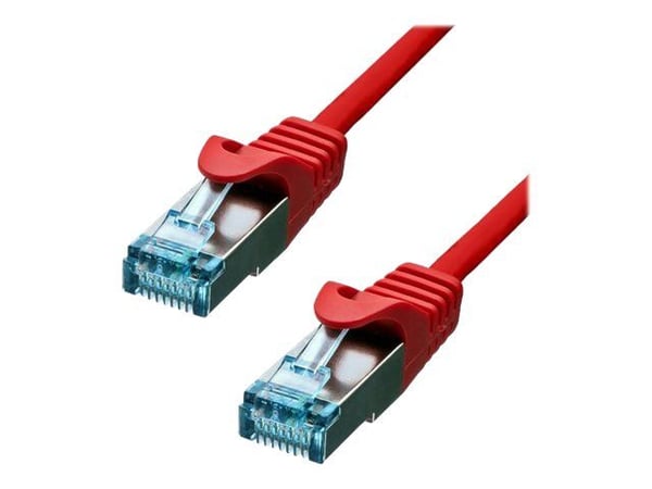 ProXtend - Koblingskabel - RJ-45 (hann) til RJ-45 (hann) - 75 cm - 6 mm - S/FTP - CAT 6a - IEEE 802.3at - halogenfri, formstøpt, uten hindringer, f...