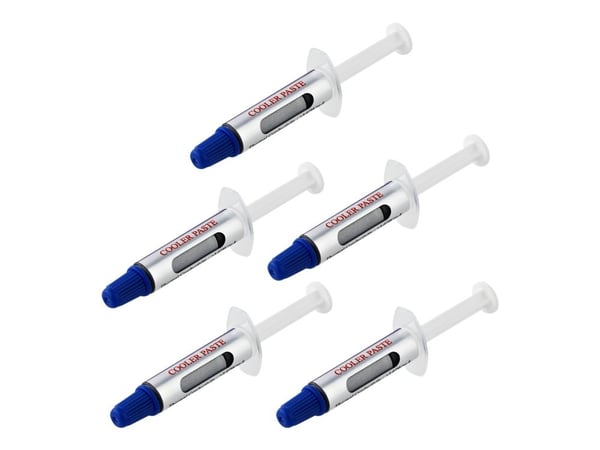 Startech Thermal Paste, High Performance Thermal Paste, Pack of 5 Re-sealable Syringes (1.5g / each), Metal Oxide Heat Sink Compound, CPU Thermal P...