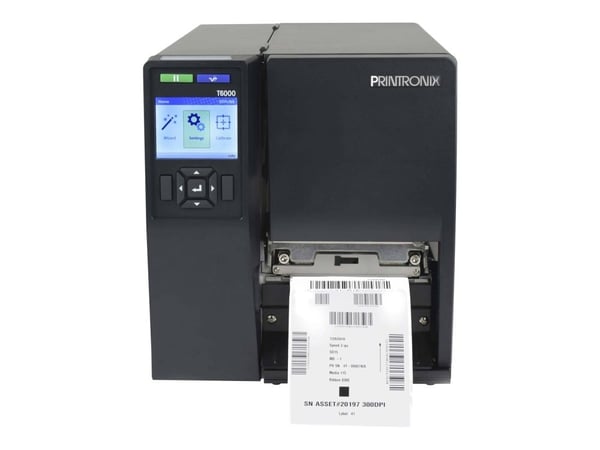 Printronix Auto ID T6204e - Etikettskriver - direktetermisk / termisk overføring - Rull (11,43 cm) - 203 dpi - inntil 356 mm/sek - USB 2.0, LAN, se...