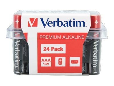 Verbatim ALKALINE BATTERY AAA - Pakke med 24 stk