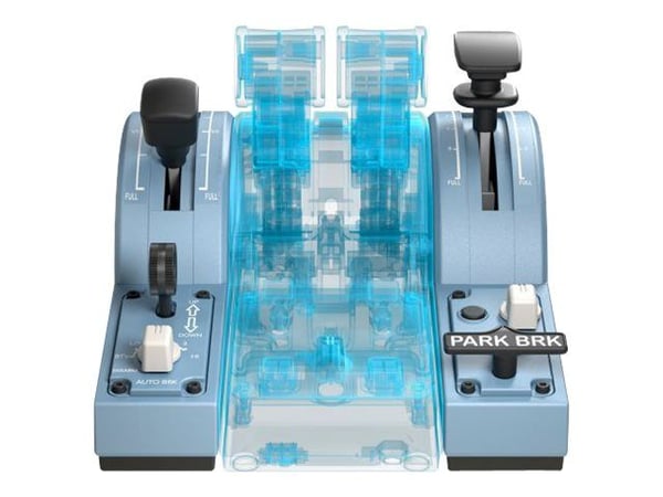 Thrustmaster TCA Quadrant Add-On Airbus Edition - Flysimulator - Lajittelu / Blå, Windows 10 - PC - PC