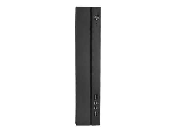 Chieftec Compact Series IX-06B-OP - SFF - micro ATX - ingen strömförsörjning (ITX) - svart - USB/ljud