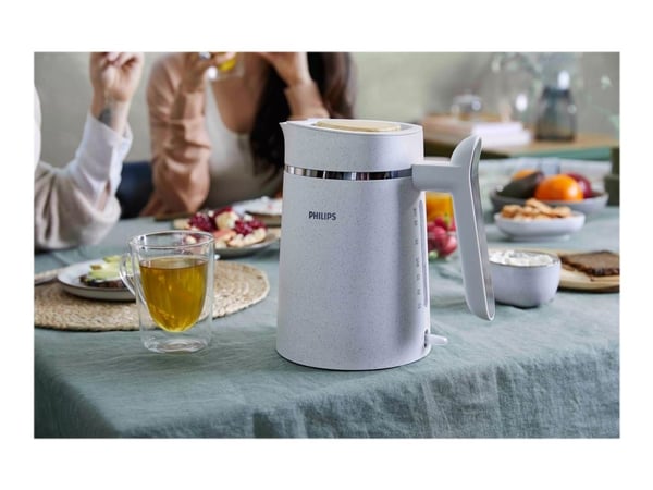 Philips Series 5000 HD9365 Eco Conscious Edition - Vattenkokare - 1.7 liter - 2.2 kW - matt silkesvit