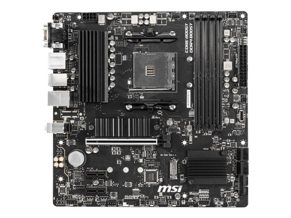 MSI B550M PRO-VDH - Hovedkort - micro ATX - Socket AM4 - AMD B550 Chipset - USB-C Gen1, USB 3.2 Gen 1 - Gigabit LAN - innbygd grafikk (CPU kreves) ...