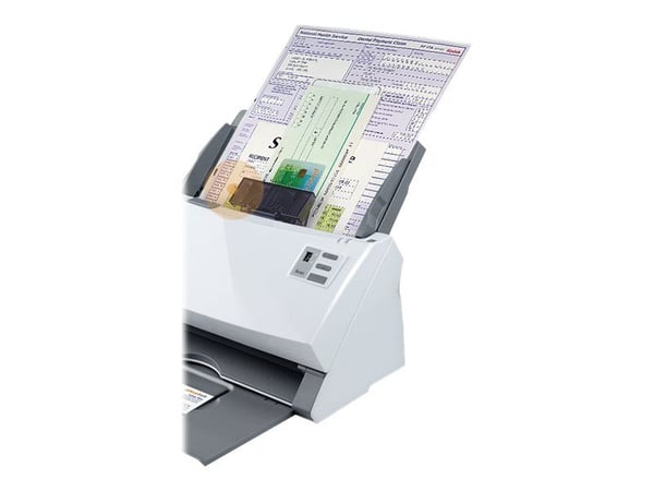 Plustek SmartOffice PS456U Plus - Dokumentskanner - Dobbel CIS - Dupleks - 216 x 5080 mm - 600 dpi x 600 dpi - inntil 80 spm (mono) / inntil 45 spm...