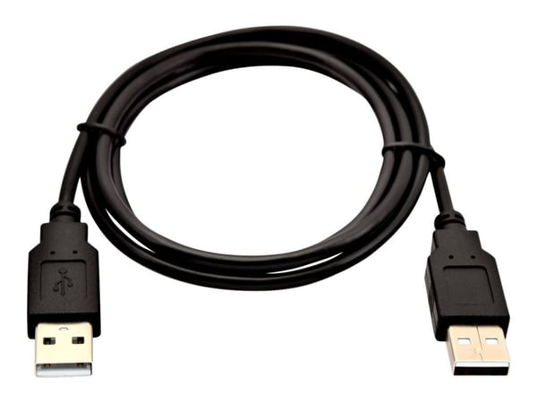 V7 - USB-kaapeli - USB (uros) - USB (uros) - USB 2.0 - 1 m