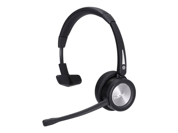 ProXtend Sonnet - Hodesett - on-ear - Bluetooth - trådløs - USB-A via Bluetooth-adapter - svart