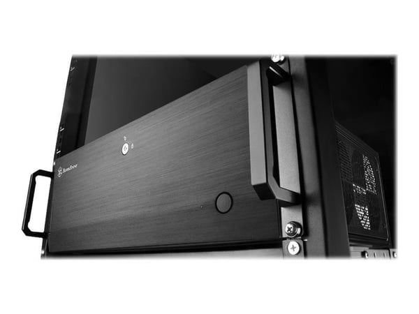 SilverStone Grandia GD07 - Tower - SSI EEB - ingen strømforsyning (ATX / PS/2) - svart - USB/lyd