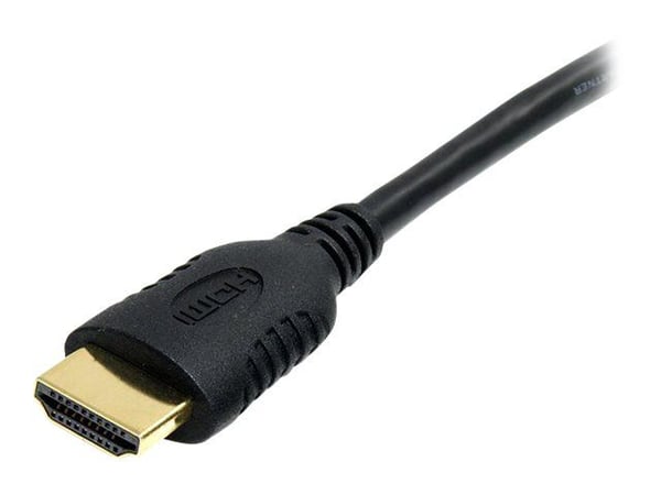 Startech.com 1m høyhastighets HDMI-kabel med Ethernet HDMI til HDMI Mini - Video/lyd/nettverkskabel - HDMI - 30 AWG - HDMI, 19-pinners (M) - Mini-H...