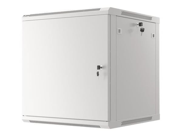 Lanberg - Rack skap - veggmonterbar - grå, RAL 7035 - 12U - 19"