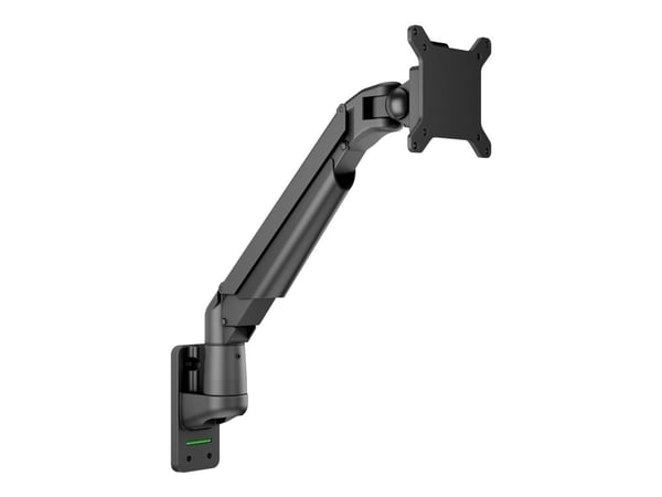 Multibrackets M VESA Gas Lift Arm Wall Basic - Monteringssett (veggmontering, tippeleddarm) - for LCD-skjerm - aluminium - svart - skjermstørrelse:...