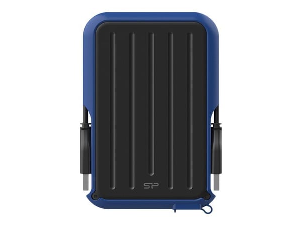 SILICON POWER Armor A66 - Harddisk - 4 TB - ekstern (bærbar) - 2.5" - USB 3.2 Gen 1 - blå