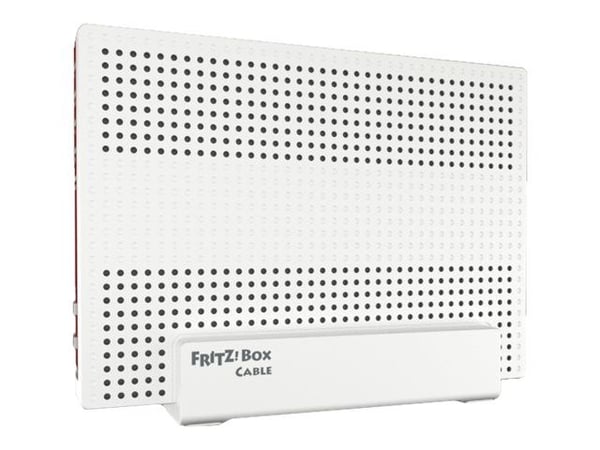 FRITZ!Box 6690 Cable - Trådløs ruter - kabel-mdm 4-portssvitsj - 1GbE, 2.5GbE - Wi-Fi 6 - Dobbeltbånd - VoIP-telefonadapter (DECT)