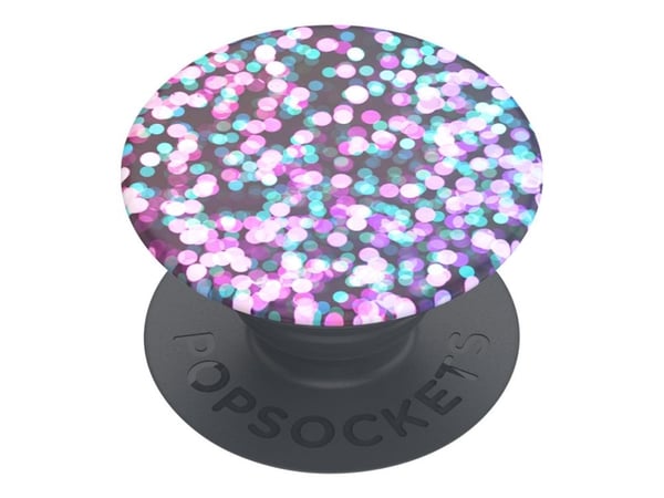 PopSockets PopGrip Basic - Fingergrep/stativ for mobiltelefon - universell - Unicorn Bokeh