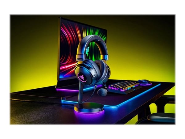 Razer Kraken V3 HyperSense - Hodesett - full størrelse - kablet - USB-A - lydisolerende