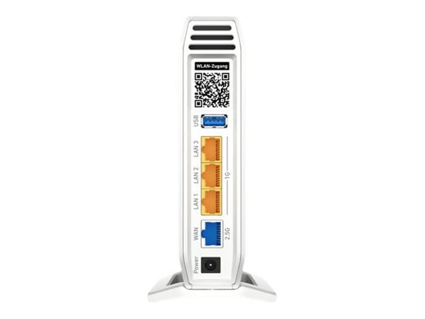 FRITZ!Box 4060 - Trådlös router 3-ports-switch - 1GbE, 2.5GbE - Wi-Fi 6 - Dubbelband - VoIP-telefonadapter (DECT)