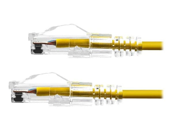 ProXtend - Nettverkskabel - RJ-45 (hann) til RJ-45 (hann) - 5 m - 3.6 mm - UTP - CAT 6 - halogenfri, uten hindringer, flertrådet - gul