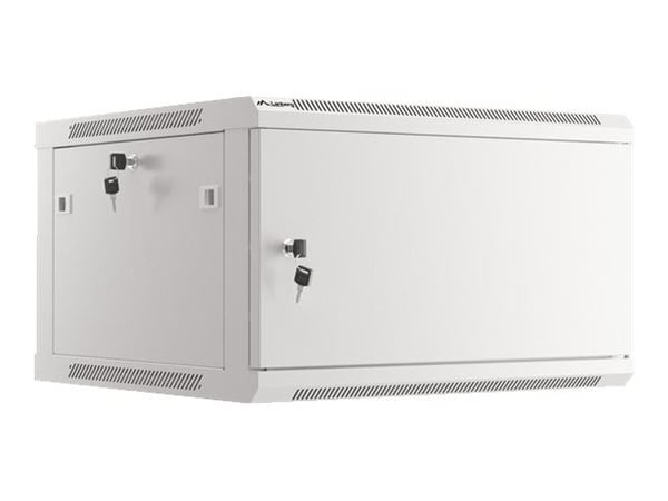 Lanberg - Rack skap - veggmonterbar - grå, RAL 7035 - 12U - 19"