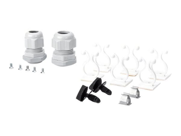 DIGITUS DN-96200-QL - Spleiseboks for fiberoptikk - grå, RAL 7035 - 1U - 19"