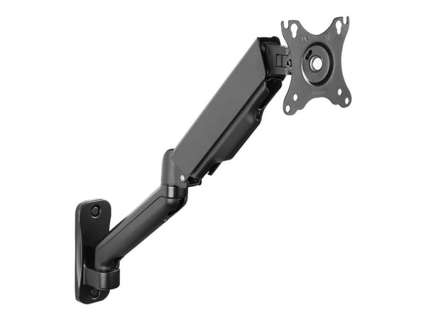 DELTACO Office ARM-0360 - Monteringssett (gassfjær, leddarm) - for LCD-skjerm - stål, plastikk, aluminium - matt svart - skjermstørrelse: 17"-32" -...