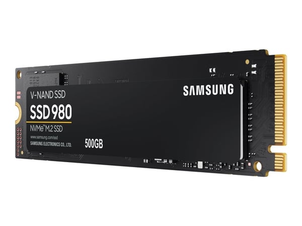 Samsung 980 MZ-V8V500BW - Solid State Drive - krypteret - 500 GB - intern - M.2 2280 - PCI Express 3.0 x4 (NVMe) - 256-bit AES - TCG Opal Encryption