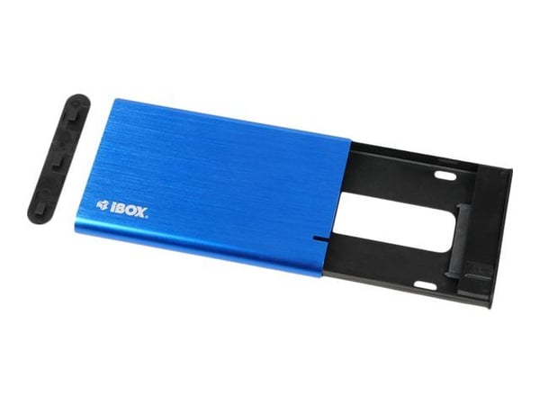 iBOX HD-05 - Lagringskabinett - 2,5" - SATA 6Gb/s - USB 3.1 (Gen 1) - blå