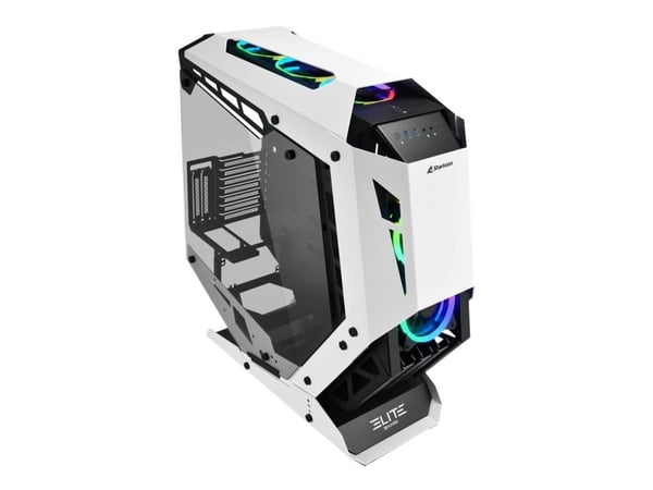 Sharkoon Elite Shark CA700 - Mid tower - ATX - sidepanel med vindu (herdet glass) - ingen strømforsyning - USB/lyd
