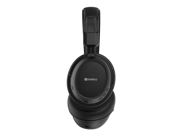 Sandberg Bluetooth Headset ANC FlexMic - Hodesett - full størrelse - Bluetooth - trådløs - aktiv støydemping
