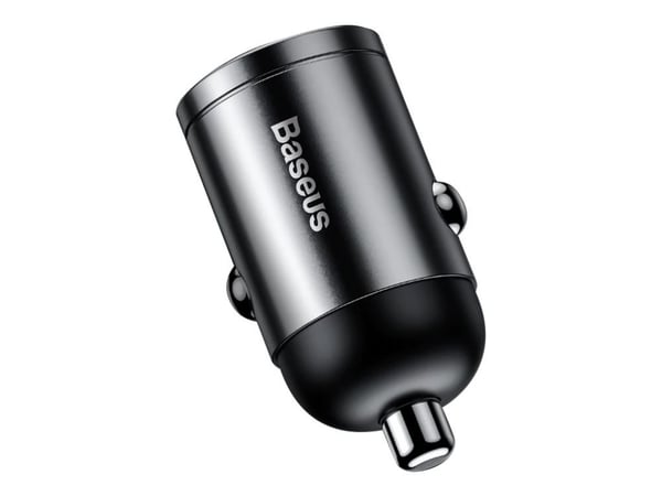 Baseus Tiny Star Mini - Bilstrømadapter - 30 watt - 3 A - PD 3.0, QC 4.0+ (USB-C) - grå