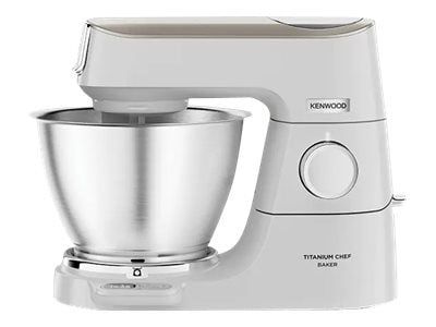 Kenwood Titanium Chef Baker KVC65.001WH - Matberedare - 1200 W - vit/champagne cream
