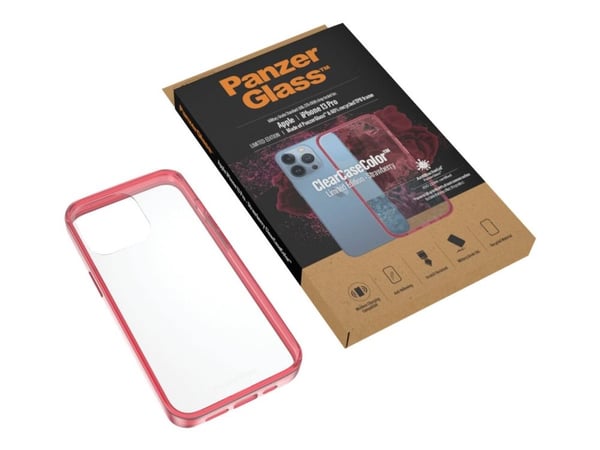 PanzerGlass 340, Suojus, Apple, Apple - iPhone 13 Pro, 15,5 cm (6.1"), Punainen