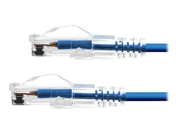ProXtend Ultra Slim - Liitäntäkaapeli - RJ-45 (han) til RJ-45 (han) - 5 m - 3,6 mm - UTP - CAT 6 - halogeenisuojattu, kestävä - sininen