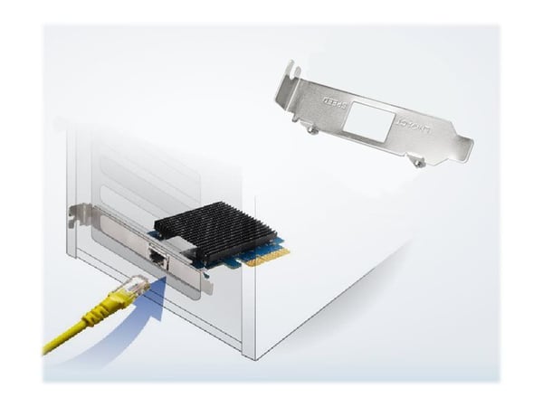 Edimax EN-9320TX-E V2 - Nettverksadapter - PCIe 2.0 x16 lav profil - 10Gb Ethernet