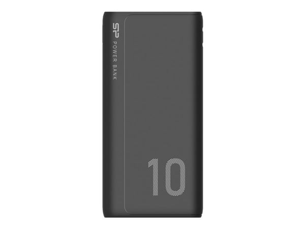 Silicon Power GP15, 10000 mAh, Litium polymeeri (LiPo), Musta