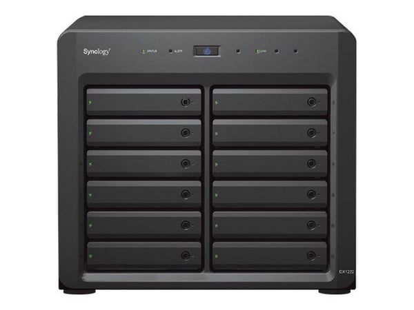 Synology DX1222 - Lagerskap - 12 brønner (SATA-600)