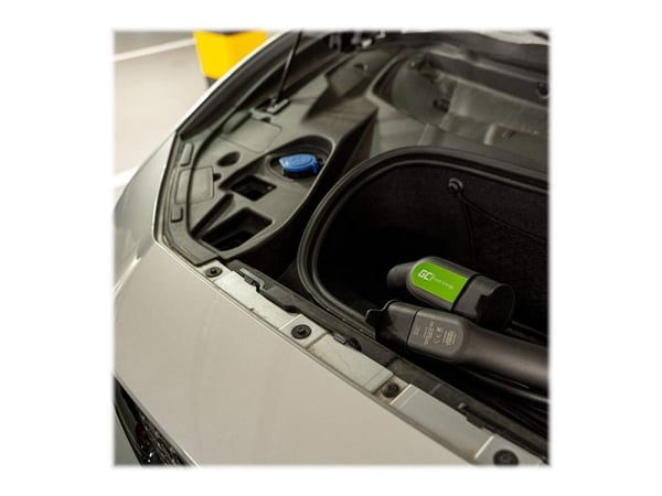 Green Cell EV latauskaapeli tyyppi 2 pistoke - 1 vaihe, 16A - Jopa 3,6 kW - 5 metriä.